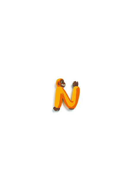 Drevené písmenko  N