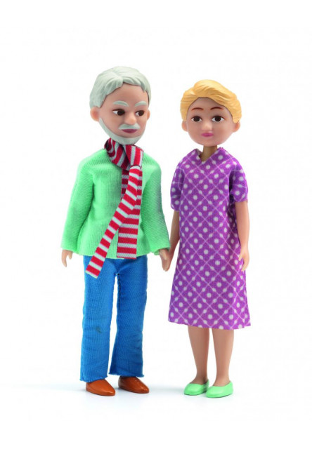 Doplnky k domu pre bábiky  Starí rodičia
