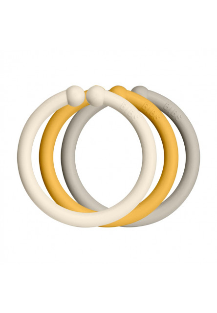 Loops krúžky 12ks (Blush / Woodchuck / Ivory)