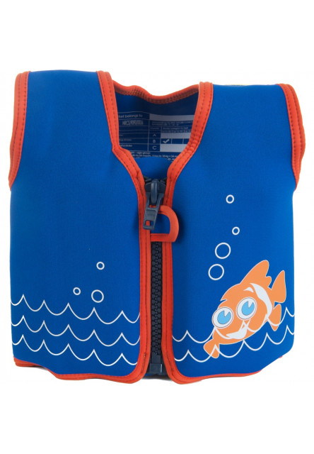 Jacket Vesta na učenie plávania Clownfish 4-5r