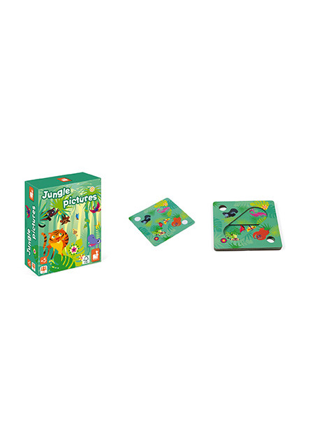 Logická hra pre deti Obrázky z džungle