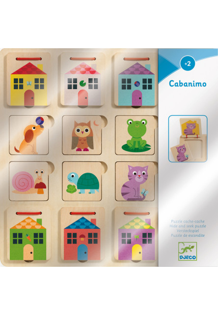 Cabanimo (drevené priraďovacie puzzle)